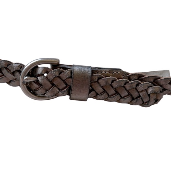 Vintage Fossil Metallic Braided Belt, One Size - Picture 5 of 7